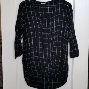 3/4 Sleeve Wrap Top
